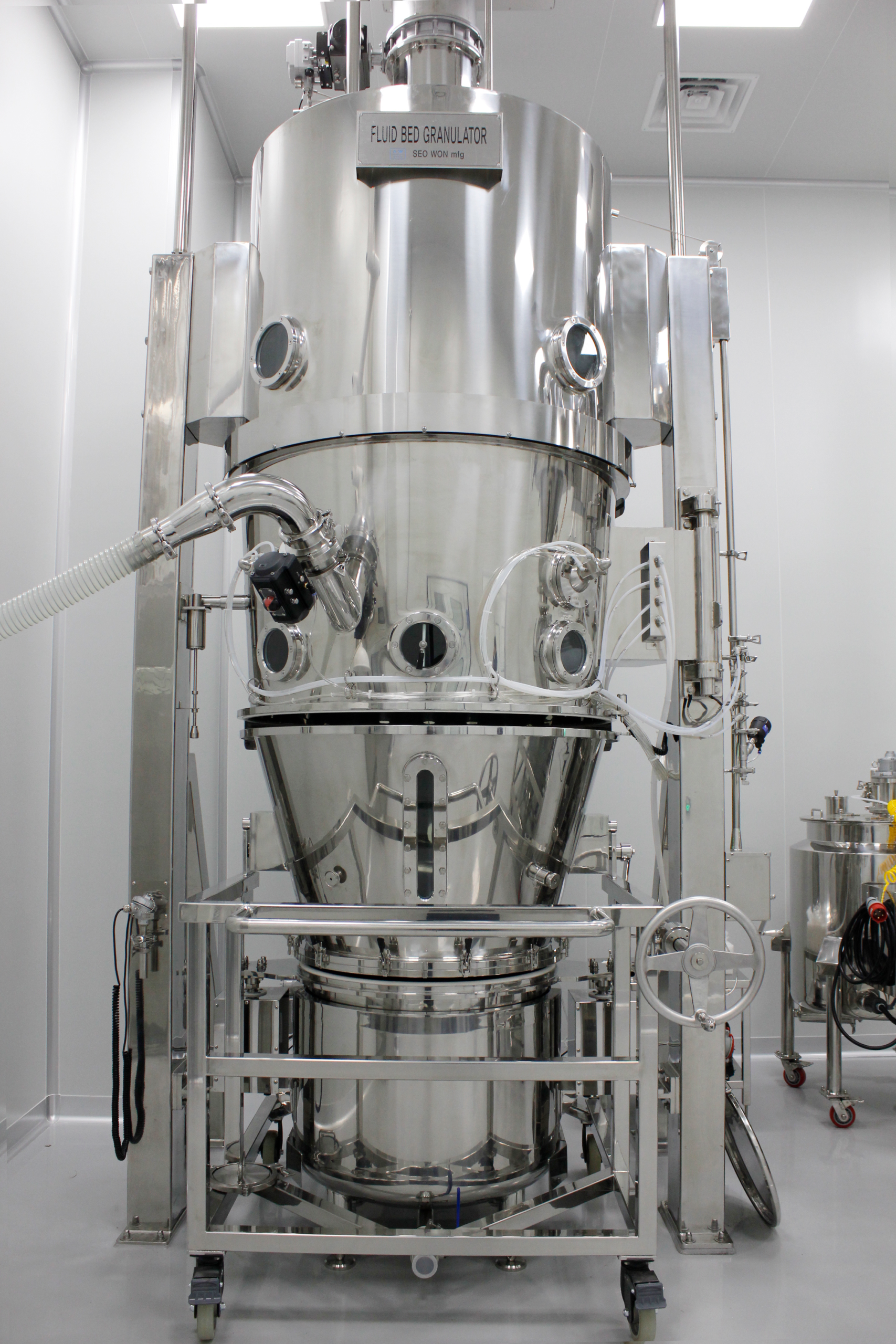 Fluid Bed Granulator Machine Used in Korean Supplement Production